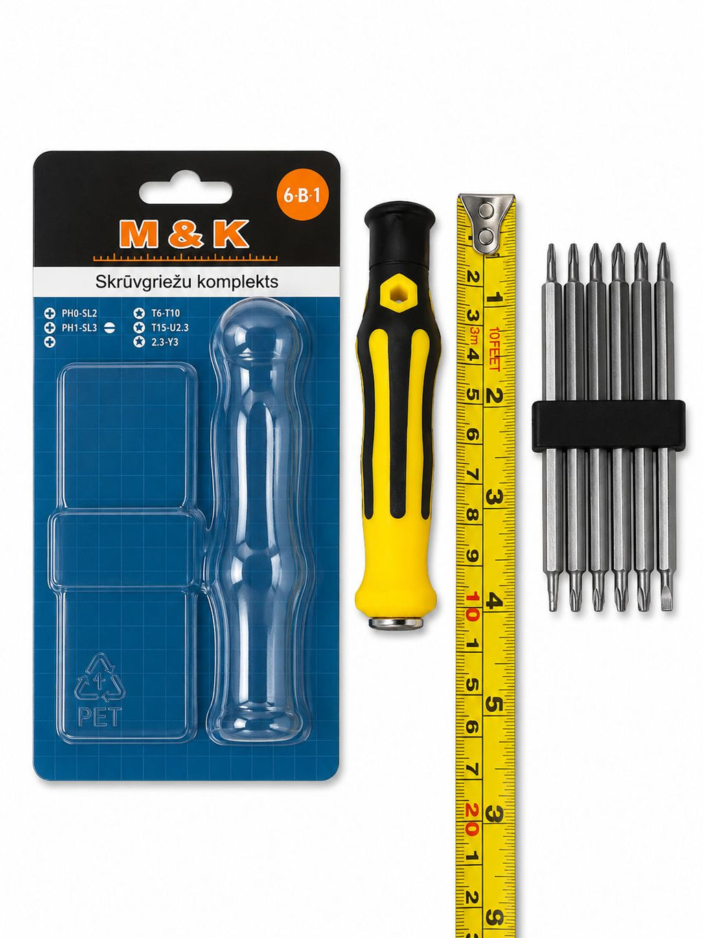 6-Piece Double-Ended Screwdriver Set
