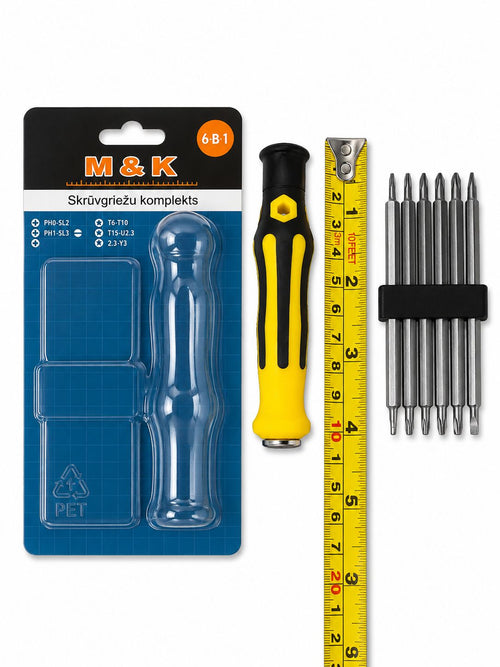 6-Piece Double-Ended Screwdriver Set