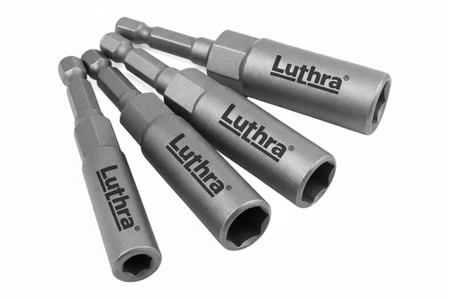 Luthra Magnetic Nut Driver Bits – Studio Shot
